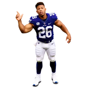 Saquon Barkley Inspirational Leader PNG 85