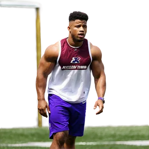 Saquon Barkley Offseason Training Png Pis15 PNG image