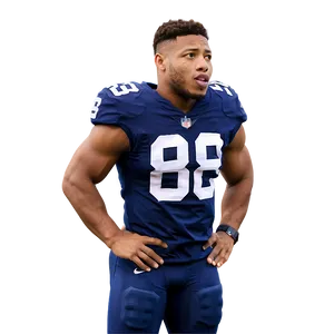 Saquon Barkley Pre-game Warmup PNG 06122024 PNG