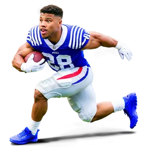 Saquon Barkley Quick Agility PNG 61