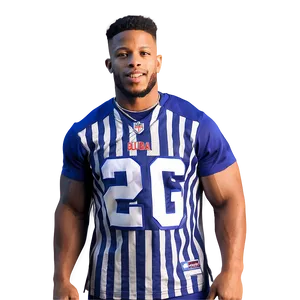 Saquon Barkley Rare Public Appearance PNG 06122024 PNG