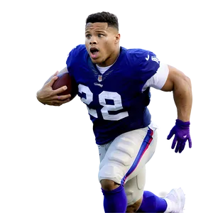 Saquon Barkley Super Bowl Preparation PNG 26 PNG
