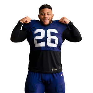 Saquon Barkley Training Session PNG Noq