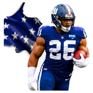 Saquon Barkley Ultimate Performance PNG Bvc8 PNG