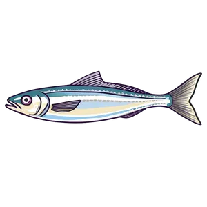 Sardine Outline PNG 14