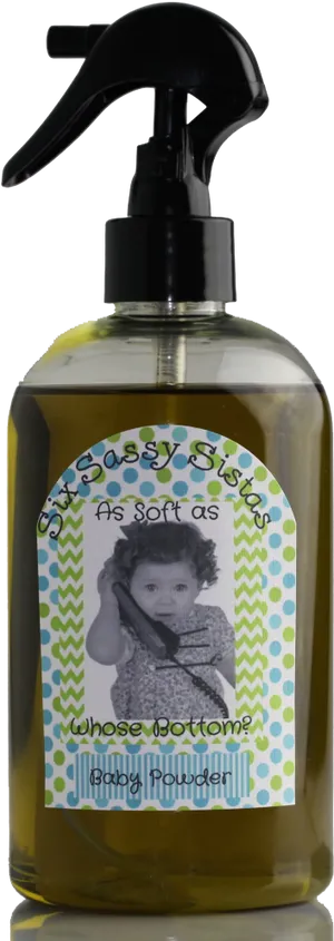 Sassy Sisters_ Baby Powder_ Oil Product PNG image