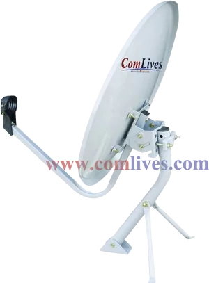 Satellite Dish Antenna Com Lives PNG image