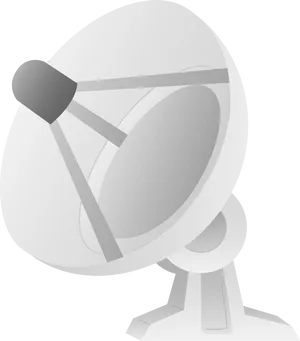 Satellite Dish Vector Illustration