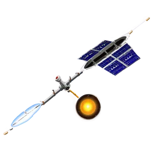 Satellite Hovering PNG Ofr PNG