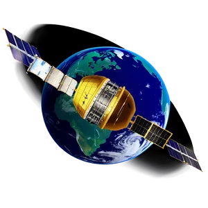 Satellite In Orbit PNG 05252024 PNG