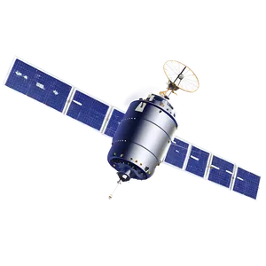 Satellite In Space PNG 05252024