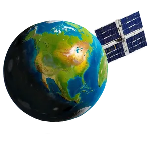 Satellite In Space PNG Egr