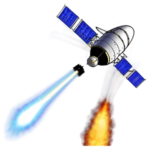Satellite Launch PNG 05252024