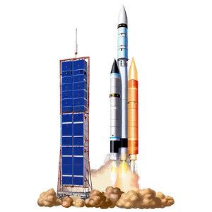 Satellite Rocket Png Qev PNG image