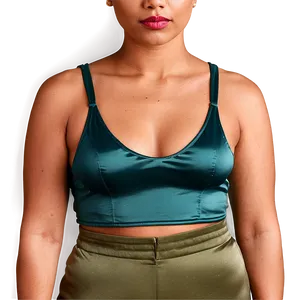 Satin Crop Top PNG Sqp71 PNG