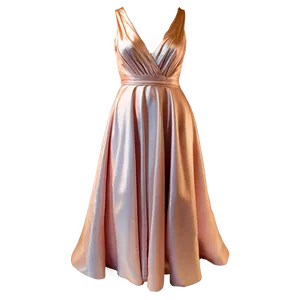 Satin Gown Dress PNG 05232024