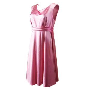 Satin Pink Dress Png Yiq41 PNG image