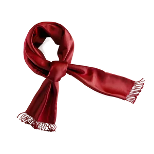 Satin Red Scarf PNG Xpb