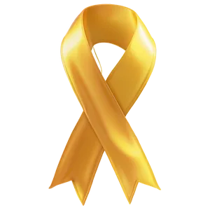 Satin Yellow Ribbon Graphic Png Kgb PNG image