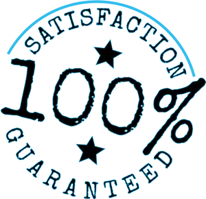 Satisfaction Guarantee100 Percent Seal PNG image