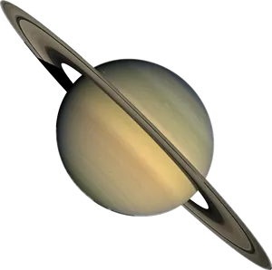 Saturn Planet Rings Isolated PNG image