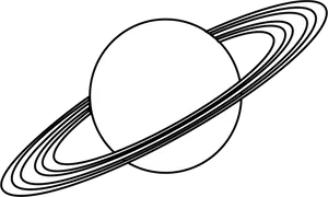 Saturn Planet Vector Illustration PNG image