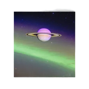 Saturn With Aurora Png 05212024 PNG image