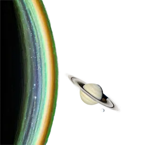 Saturn With Aurora Png Lyg4 PNG image