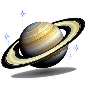 Saturn With Stars Png Fcs PNG image