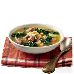 Sausage And Kale Soup PNG 39