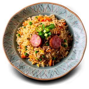 Sausage Fried Rice PNG 06262024