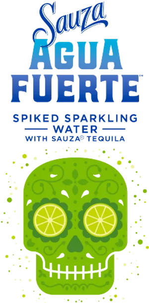 Sauza Agua Fuerte Spiked Sparkling Water Ad PNG image