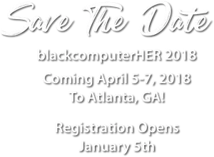 Save The Date Black Computer H E R Event2018 PNG image