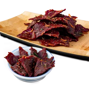 Savory Beef Jerky Bites Png Hjn PNG image