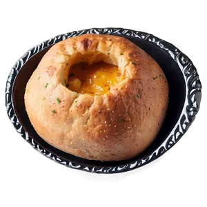 Savory Bread Bowl Soup PNG