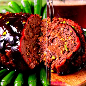 Savory Meatloaf With Ale Glaze PNG 38 PNG