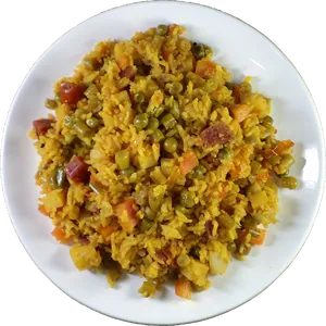 Savory Peas Rice Dish PNG image