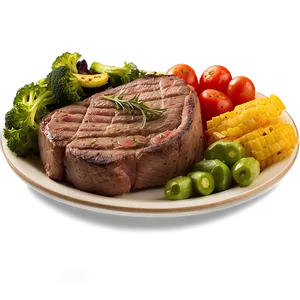 Savory Steak And Veggies Png 05252024 PNG image