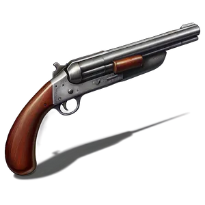 Sawed-off Shotgun Clipart PNG 05252024 PNG