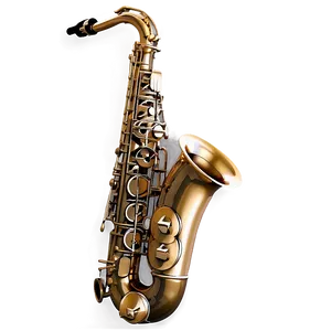 Saxophone In Nature Png Aio PNG image