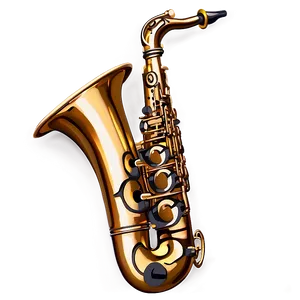 Saxophone In Space Png 05252024 PNG image