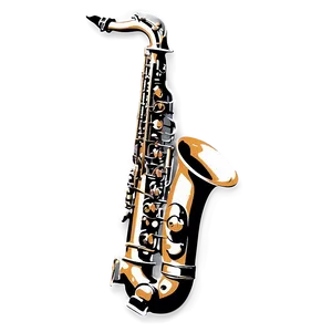 Saxophone With Cityscape Background Png 05252024 PNG image