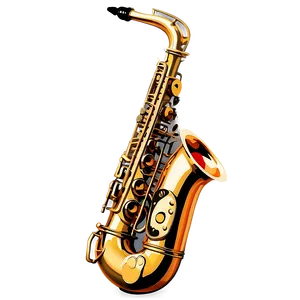 Saxophone With Cool Sunglasses Png 05252024 PNG image