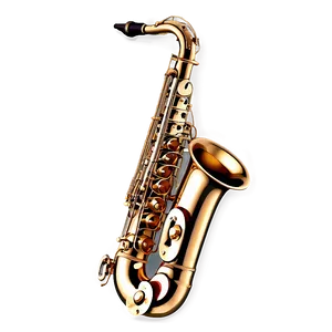 Saxophone With Fire Background PNG Uie PNG