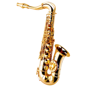 Saxophone With Musical Clef Png Uhj10 PNG image