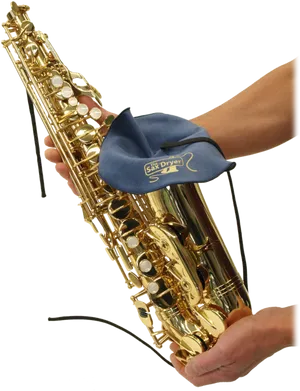 Saxophonewith Swab Cleaning Tool PNG