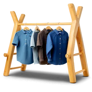 Scandinavian Clothes Rack Png Gcy PNG image