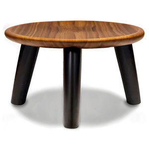 Scandinavian End Table PNG Vqx34