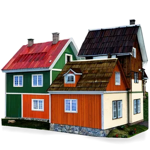 Scandinavian Houses Png 12 PNG image