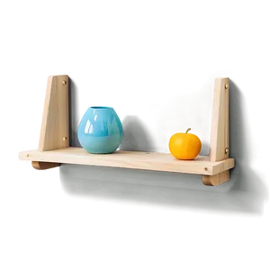 Scandinavian Style Wall Shelf PNG 28